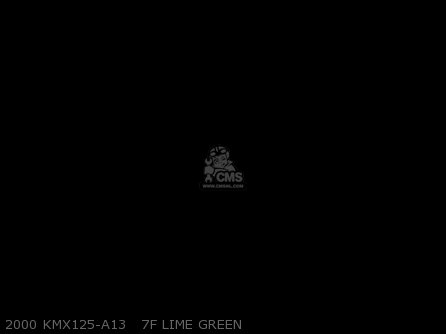 2000 KMX125-A13   7F LIME GREEN - KMX125-A13 2000 MEXICO