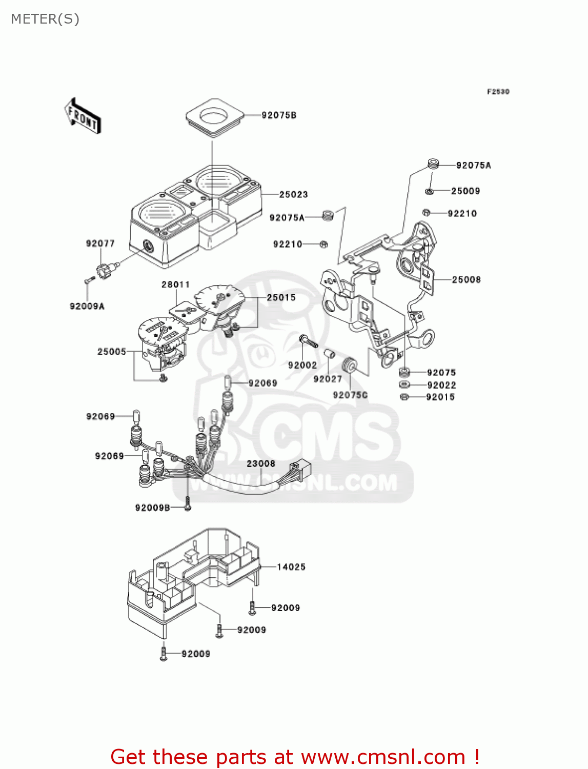 METER(S) KMX125-A14 KMX125 2001 / KPH