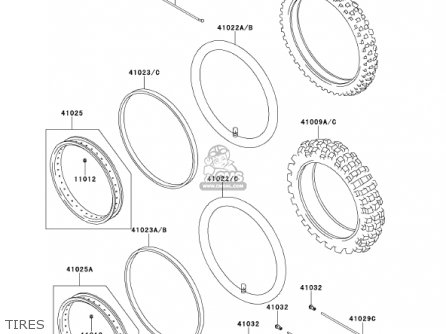 TIRES - KMX125-A14 KMX125 2001 / KPH