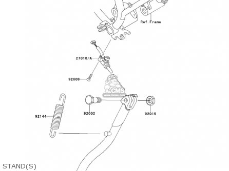 STAND(S) - KMX125-A14 KMX125 2001 / KPH