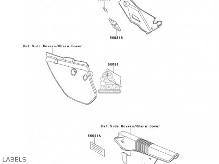 LABELS - KMX125-A14 KMX125 2001 / KPH