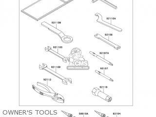 OWNER'S TOOLS - KMX125-A14 KMX125 2001 / KPH