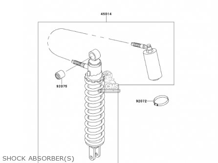 SHOCK ABSORBER(S) - KMX125-A14 KMX125 2001 / KPH
