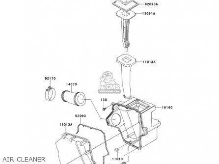 AIR CLEANER - KMX125-A14 KMX125 2001 / KPH