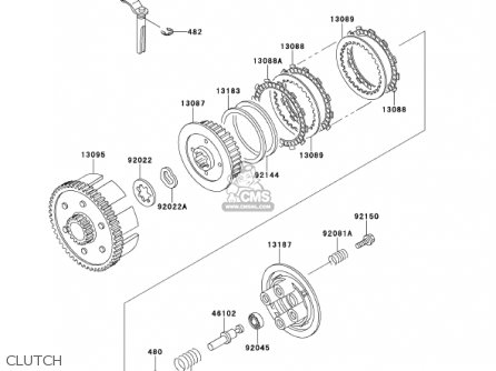 CLUTCH - KMX125-A14 KMX125 2001 / KPH