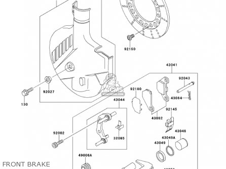 FRONT BRAKE - KMX125-A14 KMX125 2001 / KPH