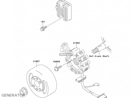 GENERATOR - KMX125-A14 KMX125 2001 / KPH