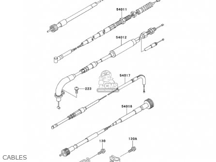 CABLES - KMX125-A14 KMX125 2001 / KPH