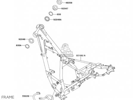 FRAME - KMX125-A14 KMX125 2001 / KPH
