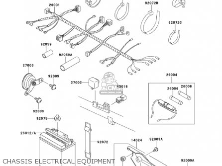 CHASSIS ELECTRICAL EQUIPMENT - KMX125-A14 KMX125 2001 / KPH