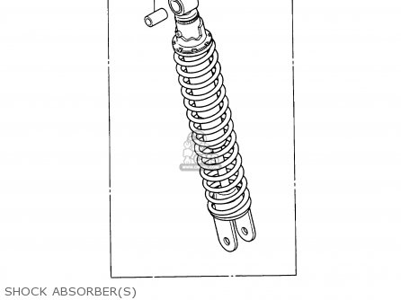 SHOCK ABSORBER(S) - KMX125-A2 1987 EUROPE UK FG GR IT NR ST SD