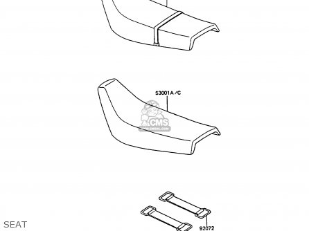 SEAT - KMX125-A2 1987 EUROPE UK FG GR IT NR ST SD