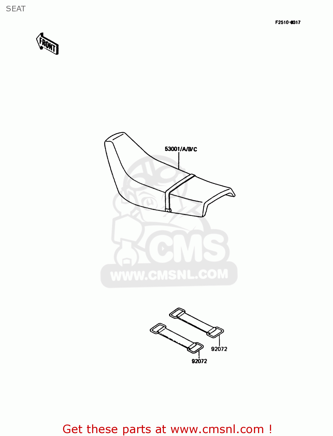 SEAT KMX125-A4 1989 EUROPE UK GR NR SD ST