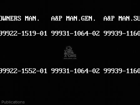 Publications - KMX125-A4 1989 EUROPE UK GR NR SD ST