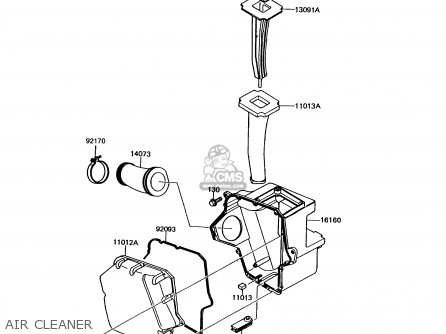 AIR CLEANER - KMX125-A7 1993 GREECE