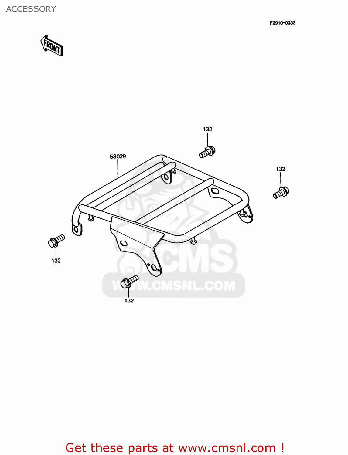 ACCESSORY KMX125-A8 1995 EUROPE GR
