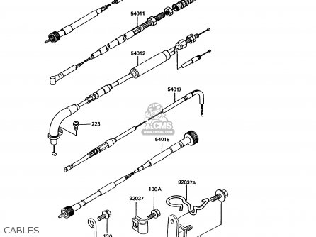 CABLES - KMX125-A8 1995 EUROPE GR