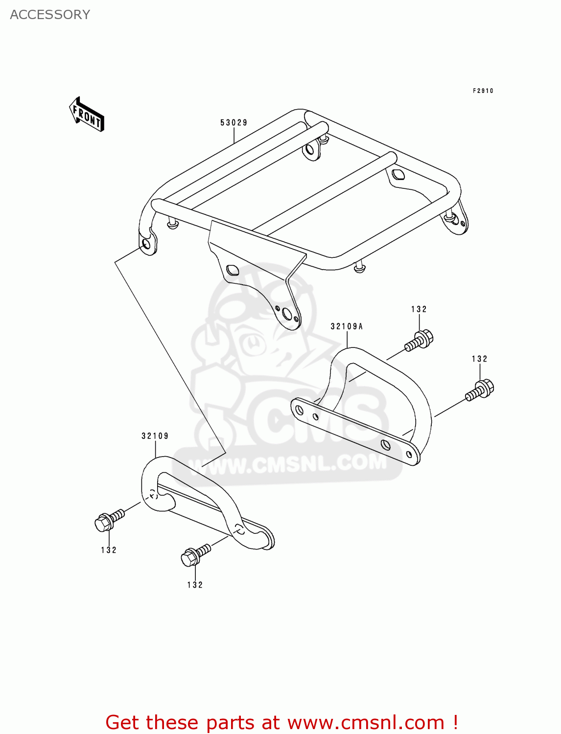 ACCESSORY KMX125-B10 1999 UNITED KINGDOM FR FG