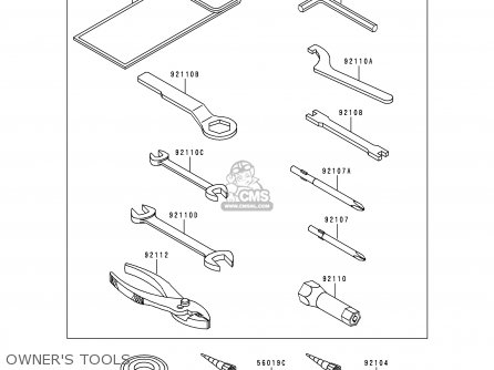 OWNER'S TOOLS - KMX125-B10 1999 UNITED KINGDOM FR FG