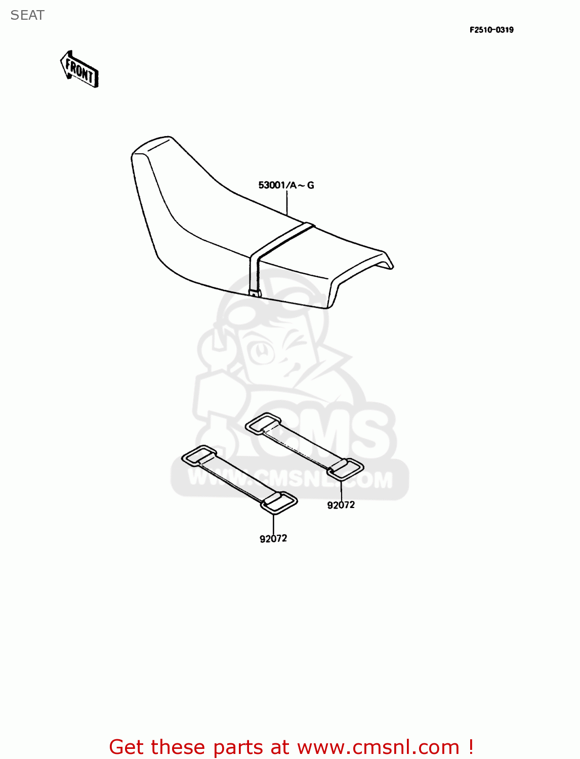 SEAT KMX125-B2 1987 UNITED KINGDOM FR