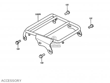 ACCESSORY - KMX125-B4 1989 UNITED KINGDOM FR