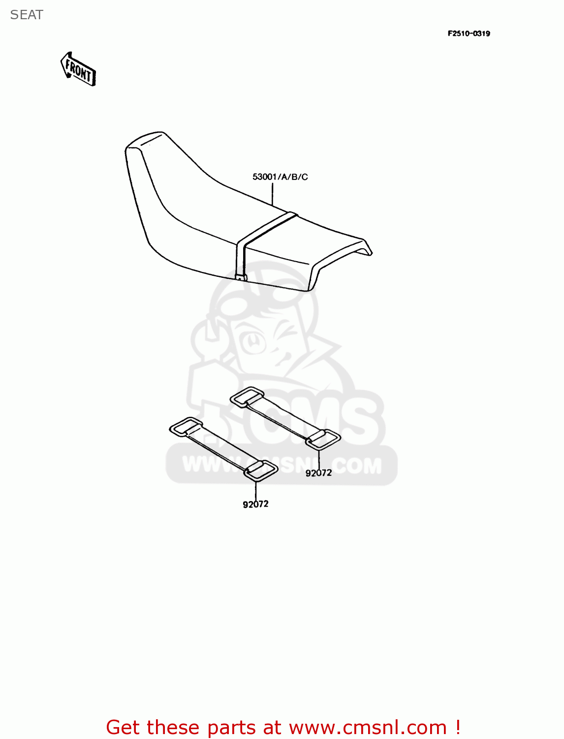 SEAT KMX125-B6 1991 UNITED KINGDOM FR NR