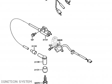 IGNITION SYSTEM - KMX125-B9 1998 UNITED KINGDOM FR FG