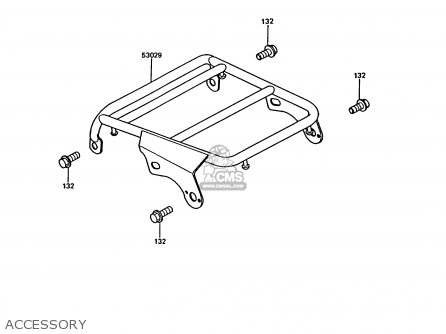 ACCESSORY - KMX125-B9 1998 UNITED KINGDOM FR FG