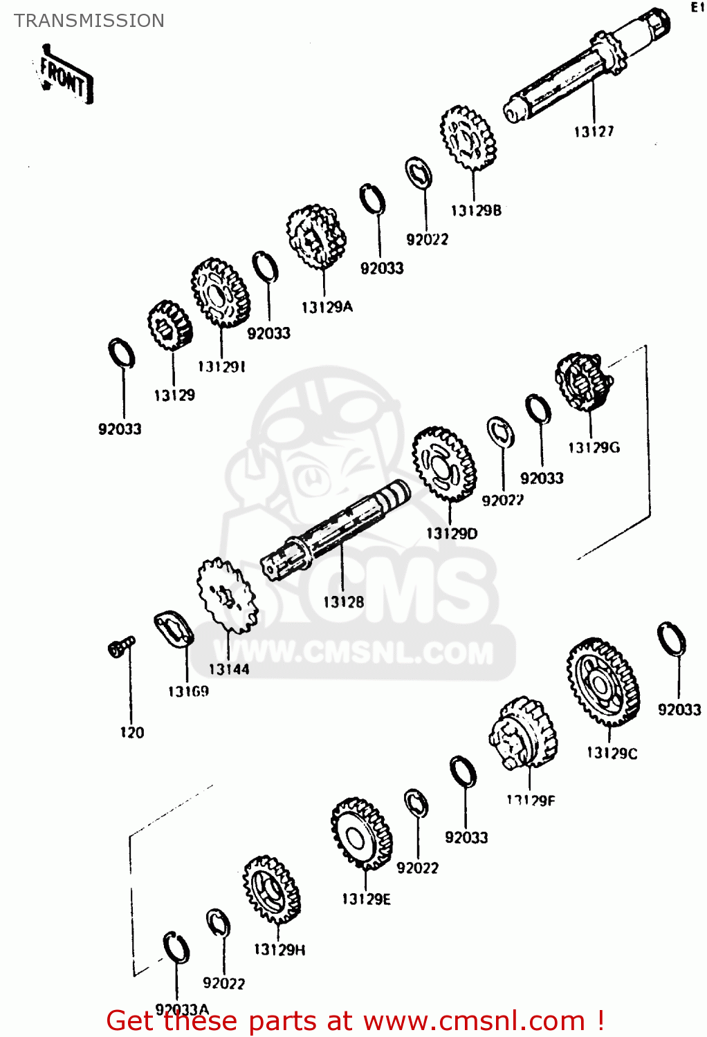 TRANSMISSION KMX200-A2 1988 EUROPE UK FR GR HR WG