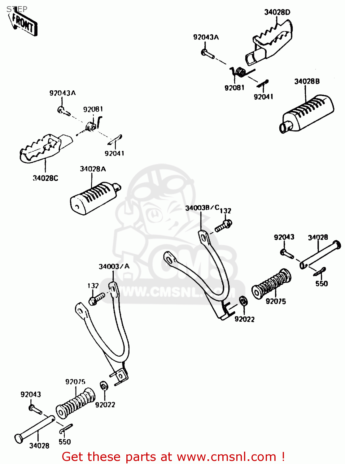 STEP KMX200-A2 1988 EUROPE UK FR GR HR WG