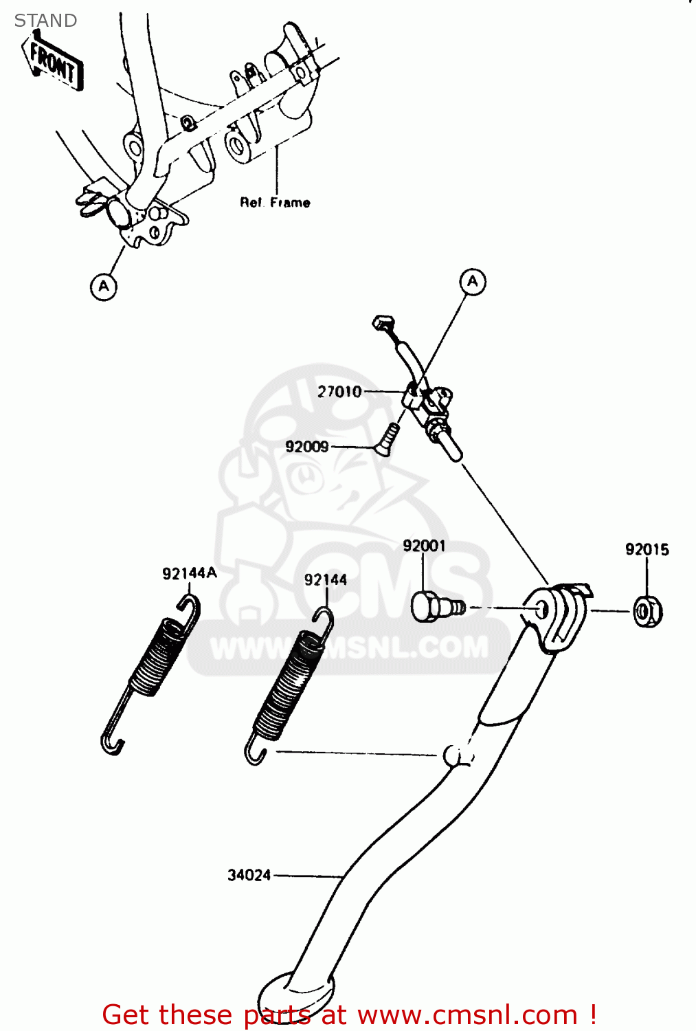 STAND KMX200-A2 1988 EUROPE UK FR GR HR WG