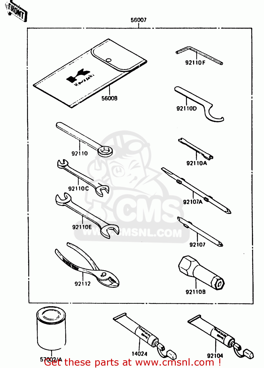 TOOL KMX200-A2 1988 EUROPE UK FR GR HR WG