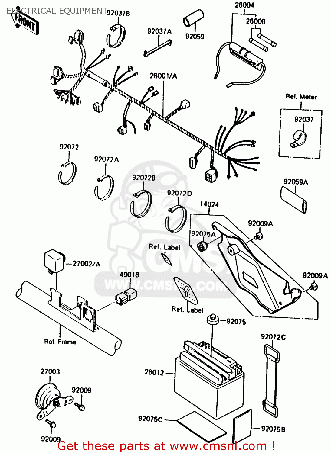 ELECTRICAL EQUIPMENT KMX200-A2 1988 EUROPE UK FR GR HR WG