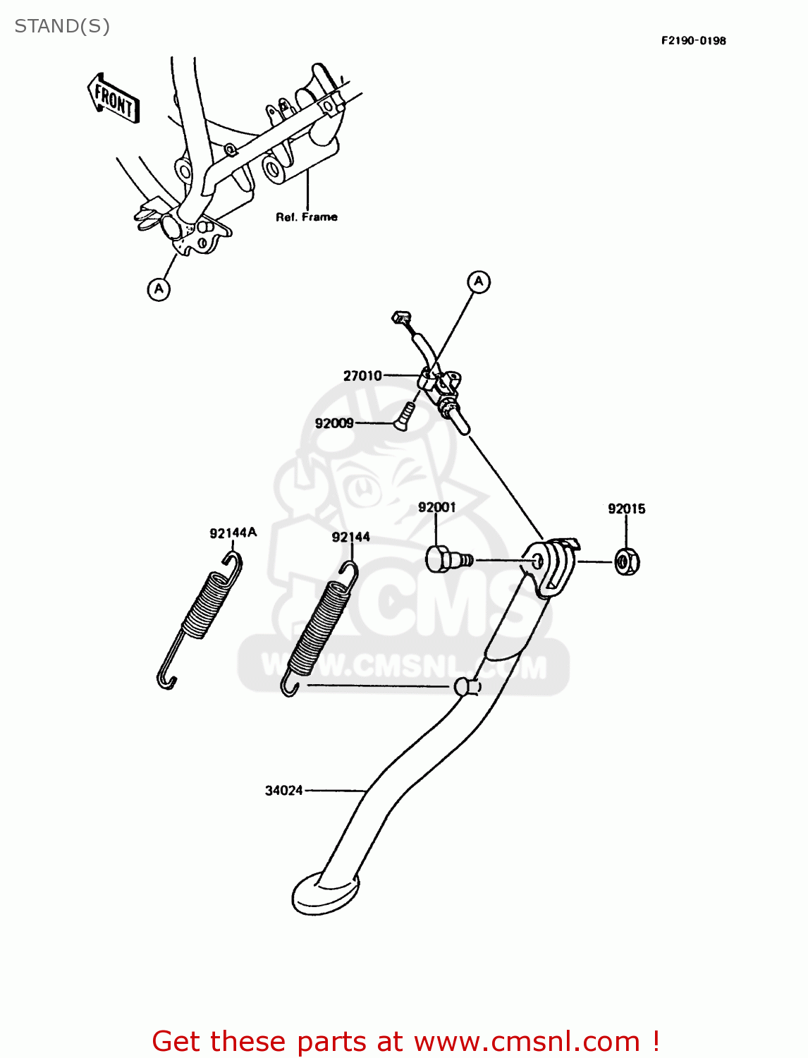 STAND(S) KMX200-A3 1989 EUROPE UK FR FG GR NR