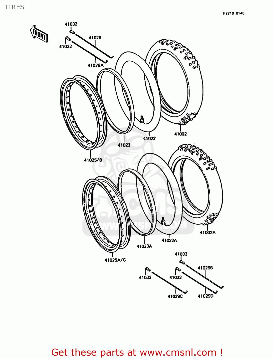 TIRES KMX200-A3 1989 EUROPE UK FR FG GR NR
