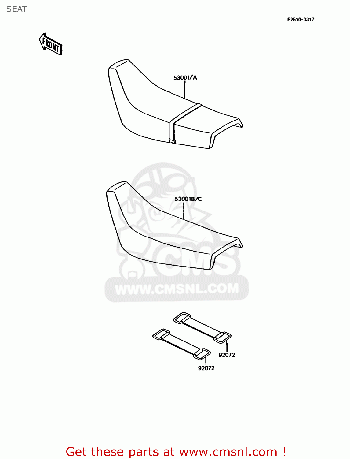 SEAT KMX200-A3 1989 EUROPE UK FR FG GR NR
