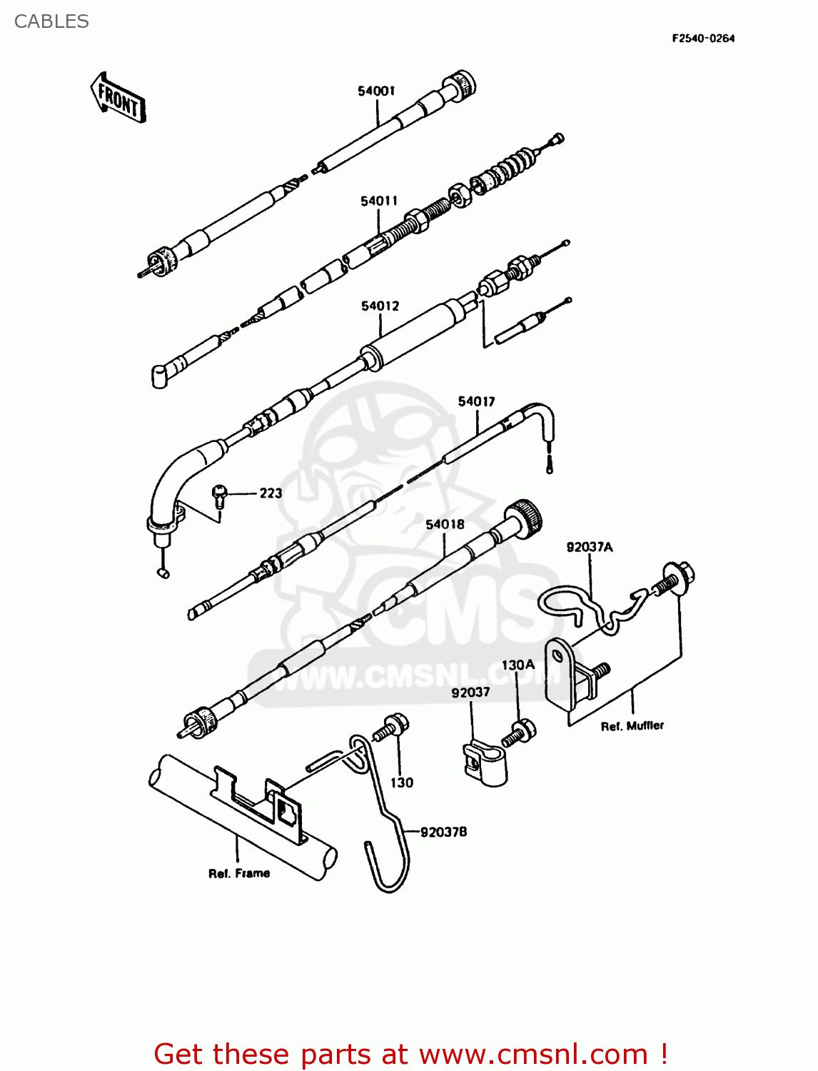 CABLES KMX200-A3 1989 EUROPE UK FR FG GR NR