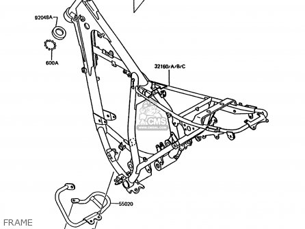 FRAME - KMX200-A3 1989 EUROPE UK FR FG GR NR