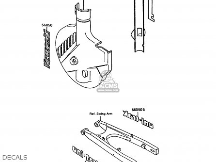 DECALS - KMX200-A3A 1989 EUROPE FG GR NR