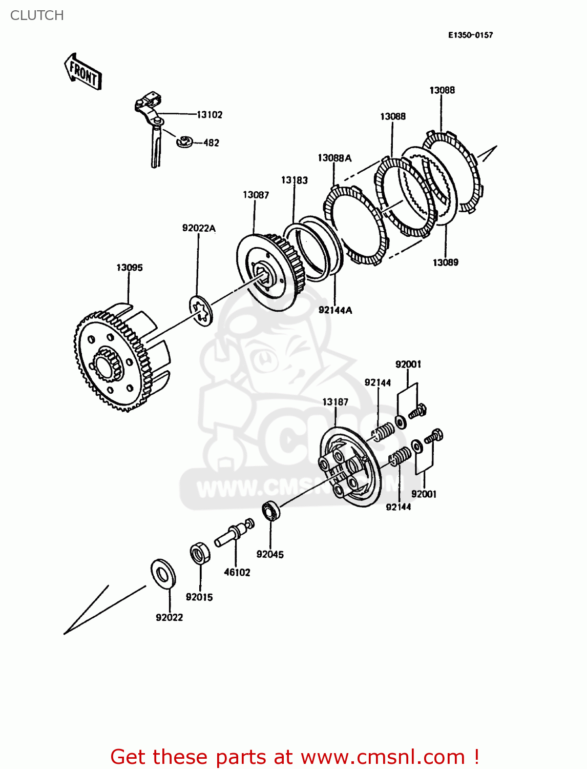 CLUTCH KMX200-A5 1991 EUROPE GR