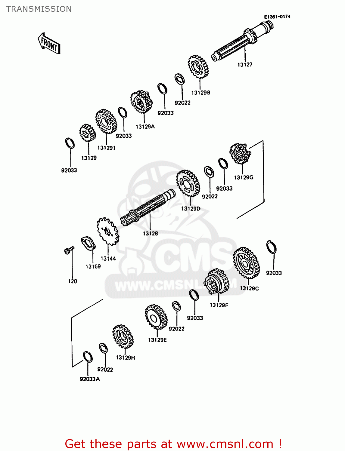 TRANSMISSION KMX200-A5 1991 EUROPE GR
