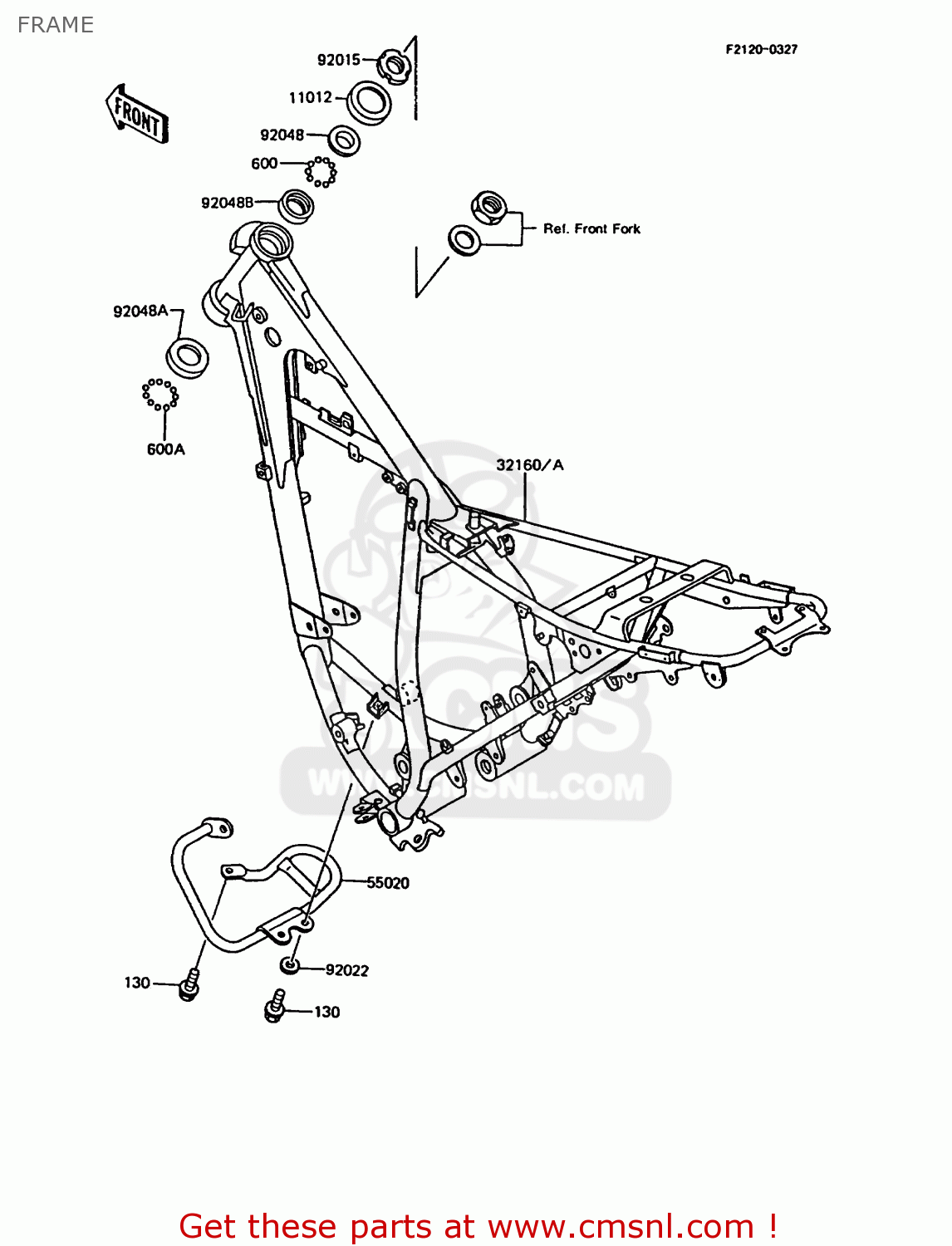 FRAME KMX200-A5 1991 EUROPE GR