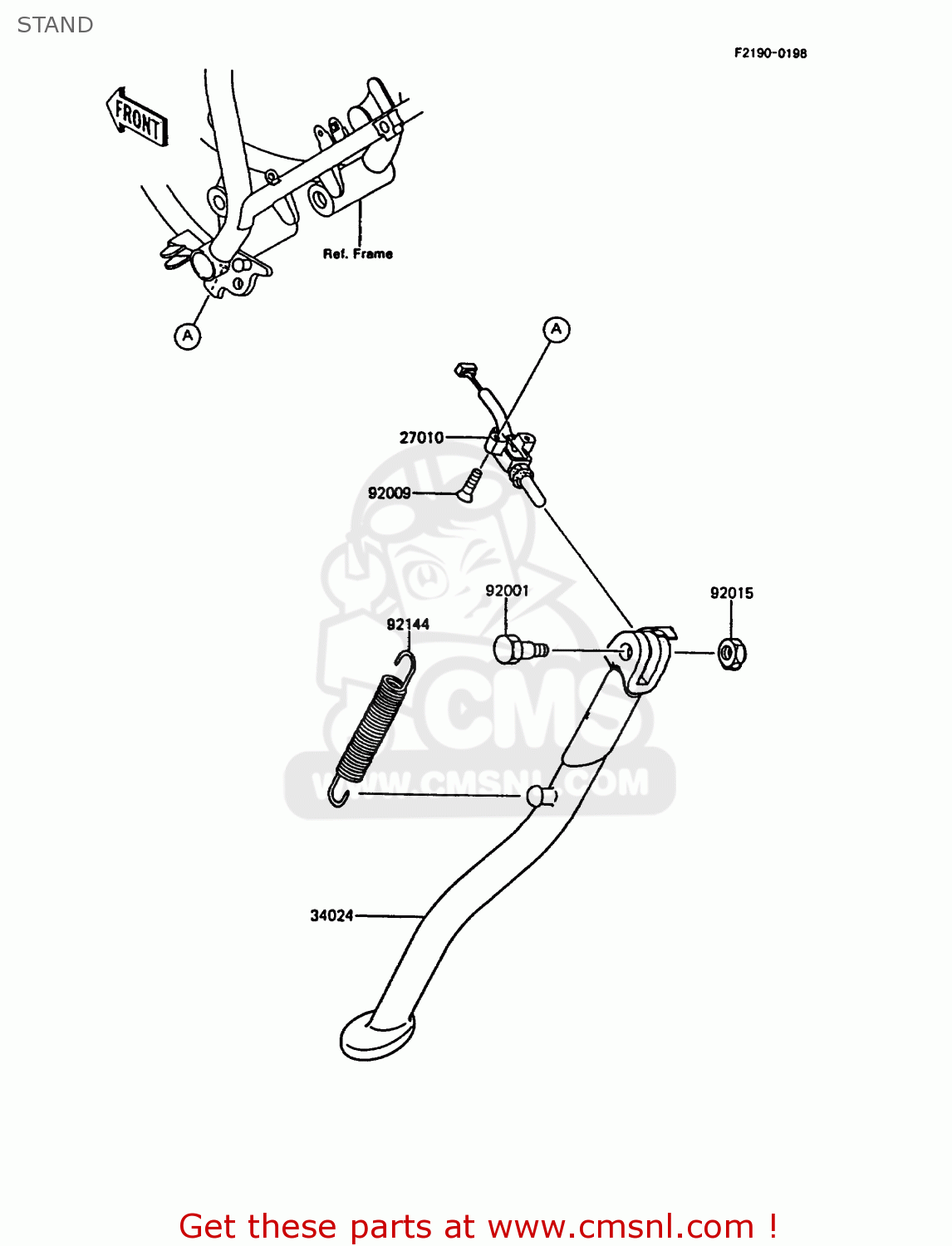 STAND KMX200-A5 1991 EUROPE GR