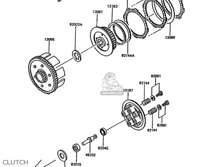 CLUTCH - KMX200-A5 1991 EUROPE GR
