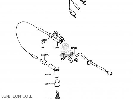 IGNITION COIL - KMX200-A5 1991 EUROPE GR