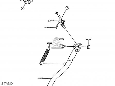 STAND - KMX200-A5 1991 EUROPE GR