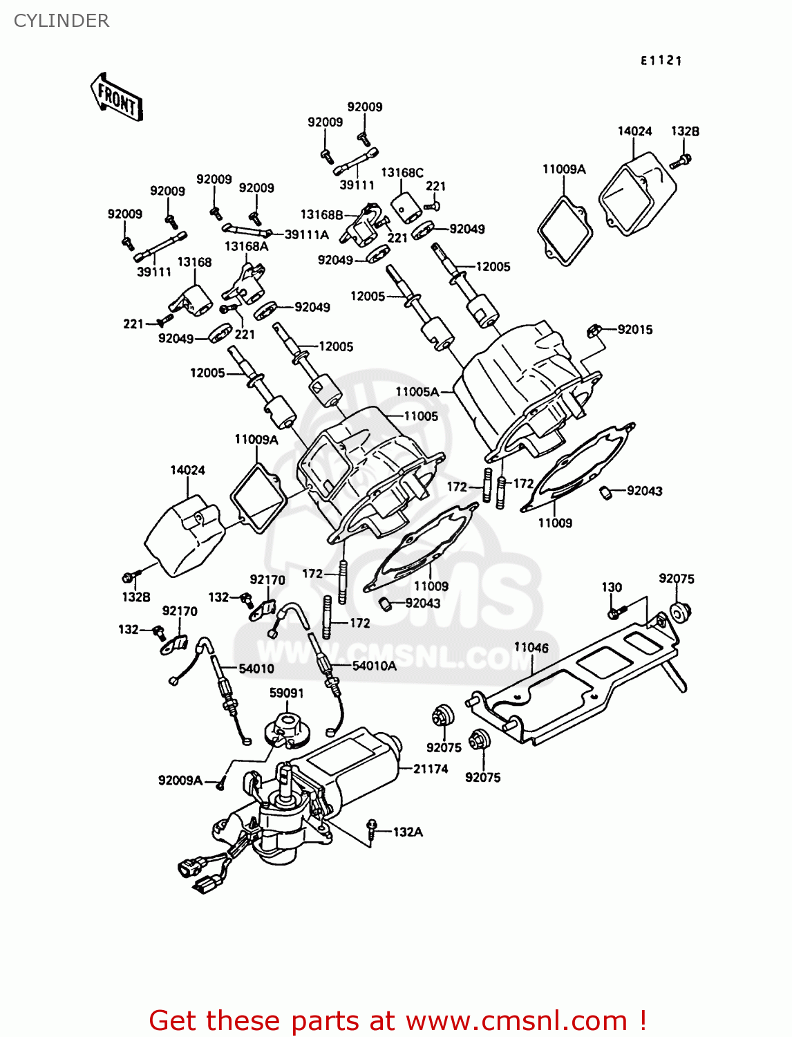CYLINDER KR250B2 KR1 1989 EUROPE UK FR GR IT