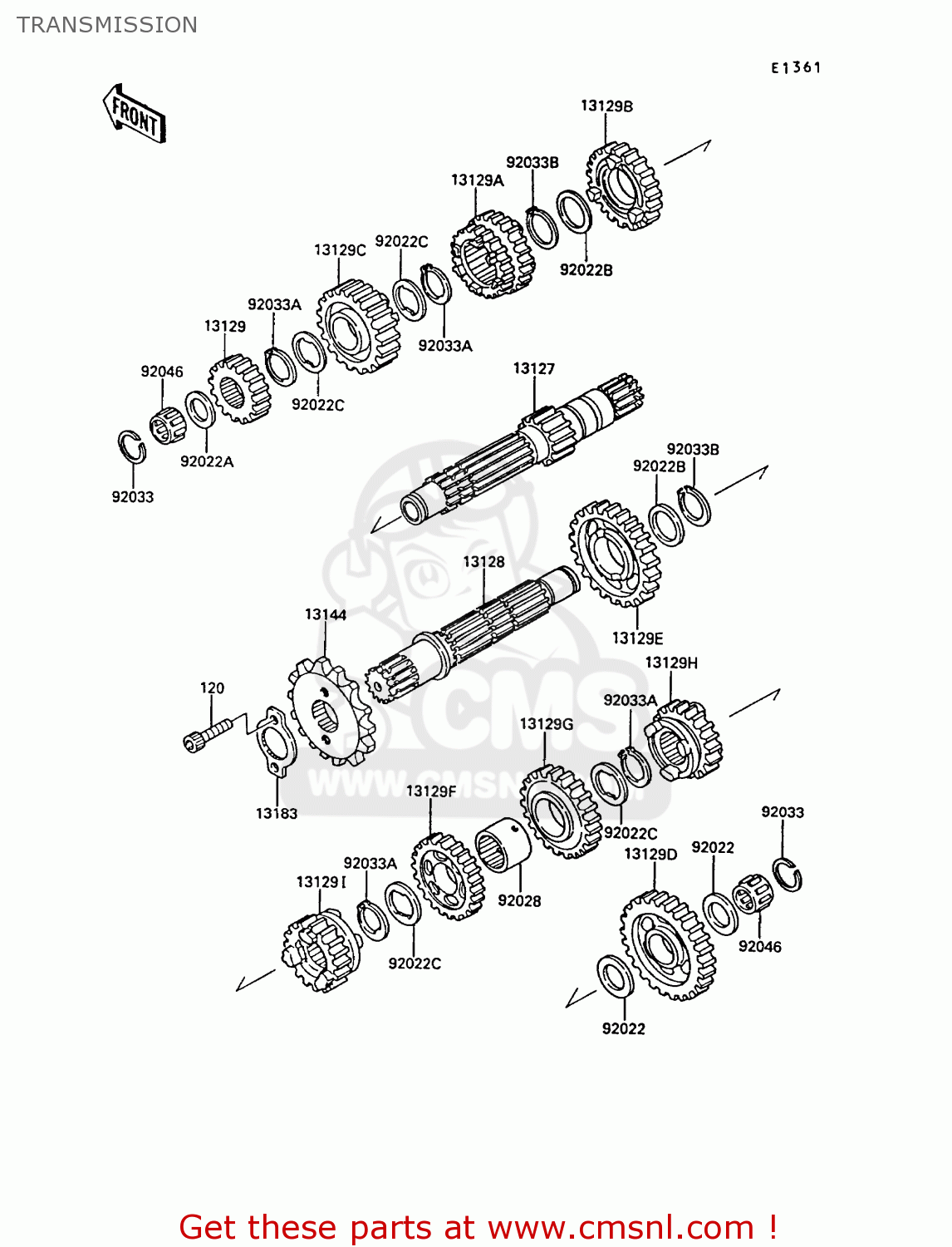 TRANSMISSION KR250B2 KR1 1989 EUROPE UK FR GR IT
