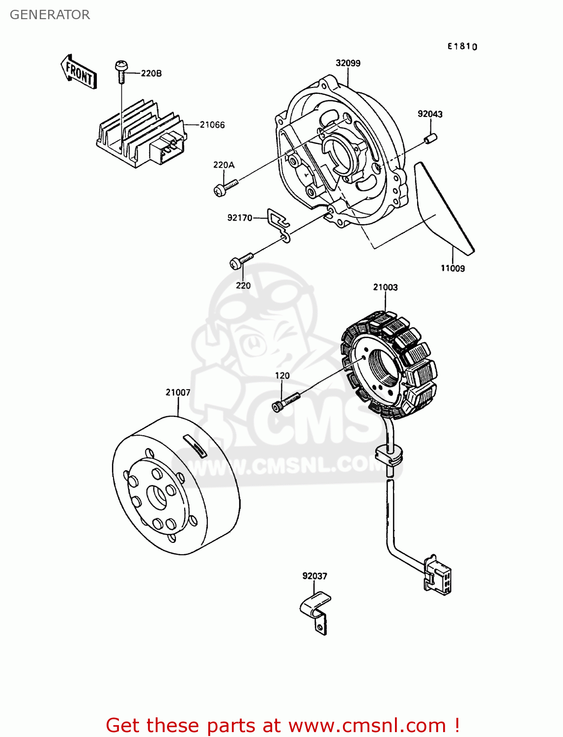 GENERATOR KR250B2 KR1 1989 EUROPE UK FR GR IT