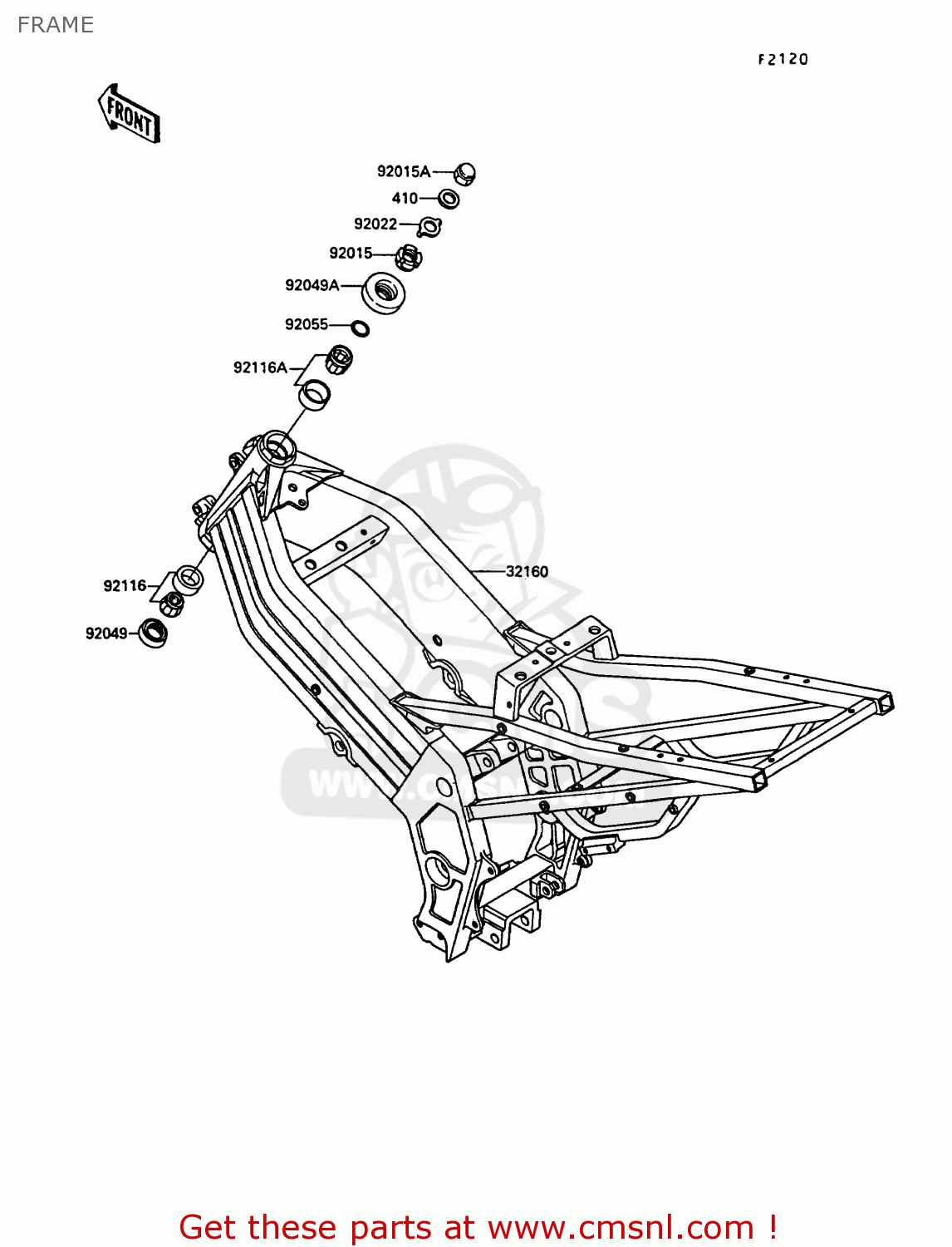 FRAME KR250B2 KR1 1989 EUROPE UK FR GR IT